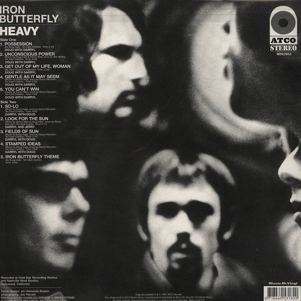 Iron Butterfly : Heavy (LP, Album, RE, 180)