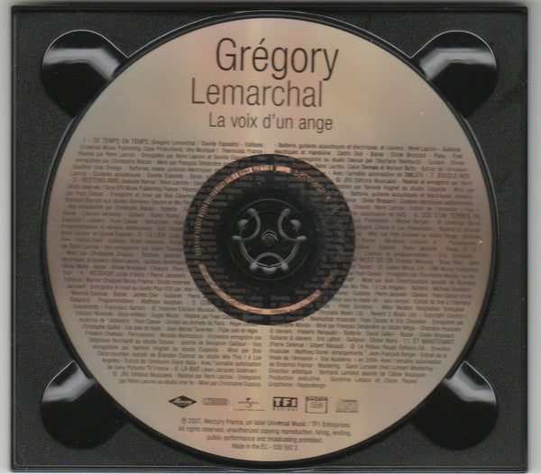 Grégory Lemarchal : La Voix D'un Ange (CD, Album, Sli)