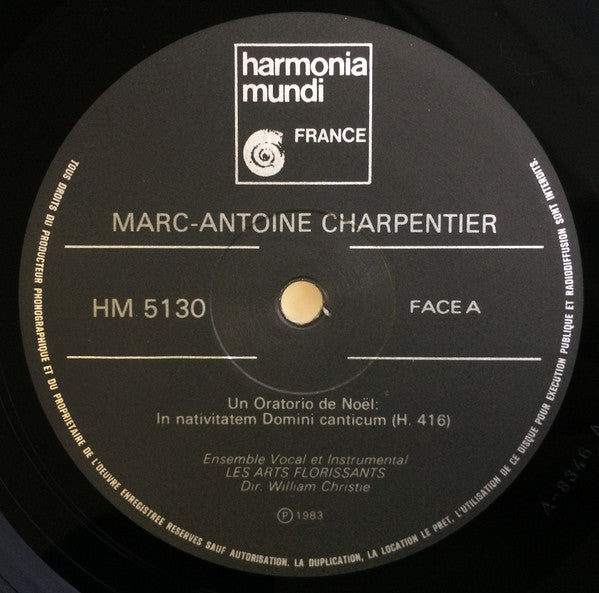 Marc Antoine Charpentier - Les Arts Florissants, William Christie : Un Oratorio De Noël (LP)