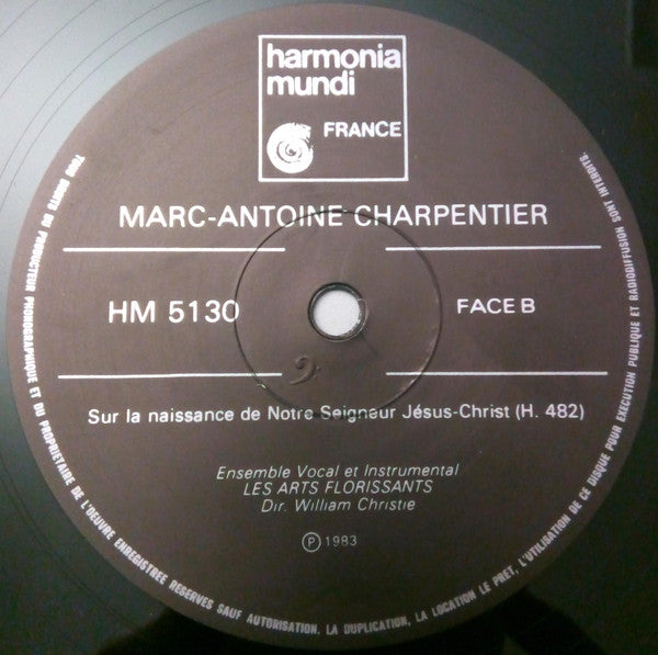 Marc Antoine Charpentier - Les Arts Florissants, William Christie : Un Oratorio De Noël (LP)