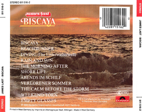 James Last : Biscaya (CD, Album)