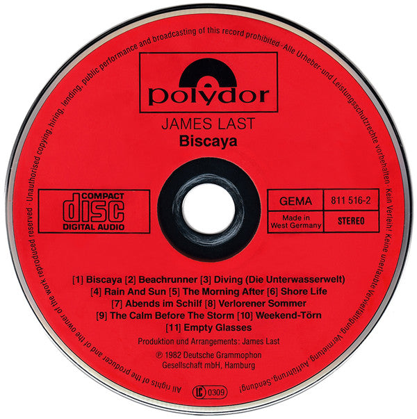 James Last : Biscaya (CD, Album)