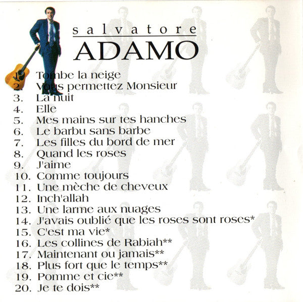 Adamo : 30 Ans - Ses 20 Plus Grandes Chansons (CD, Comp)