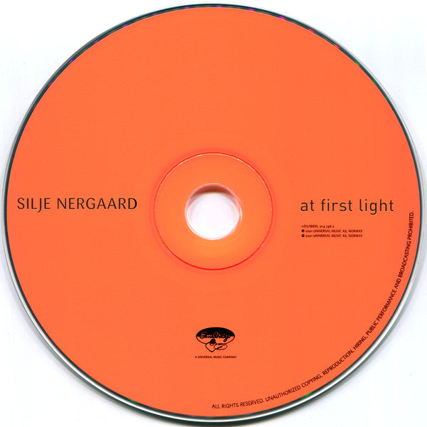 Silje Nergaard : At First Light (CD, Album)