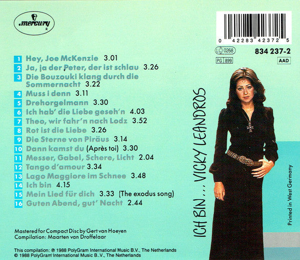 Vicky Leandros : Ich Bin (CD, Comp)