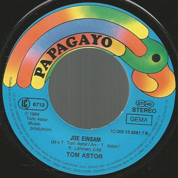 Tom Astor : Hallo, Guten Morgen Deutschland (7", Single)