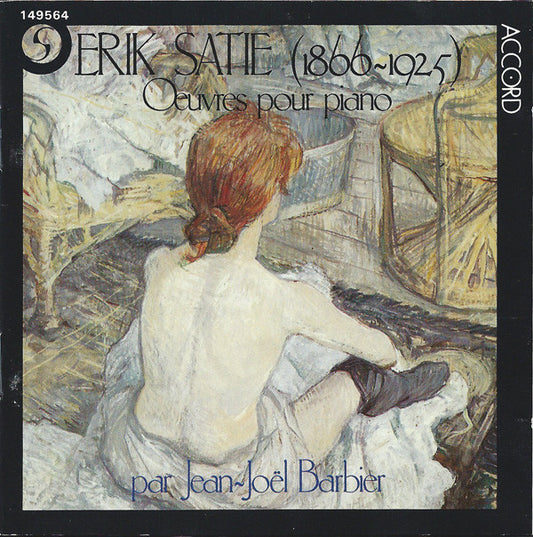 Erik Satie / Jean-Joël Barbier : Œuvres Pour Piano Volume 1 (CD, Comp)
