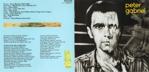 Peter Gabriel : Peter Gabriel (CD, Album, RE)