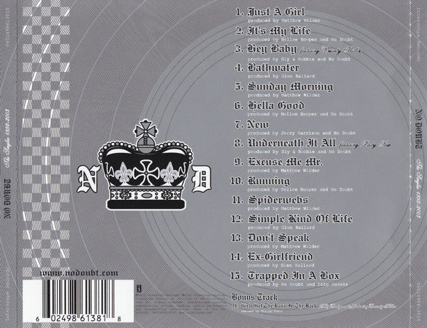 No Doubt : The Singles 1992 - 2003 (CD, Comp, Uni)