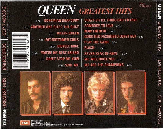 Queen : Greatest Hits (CD, Comp, RE)