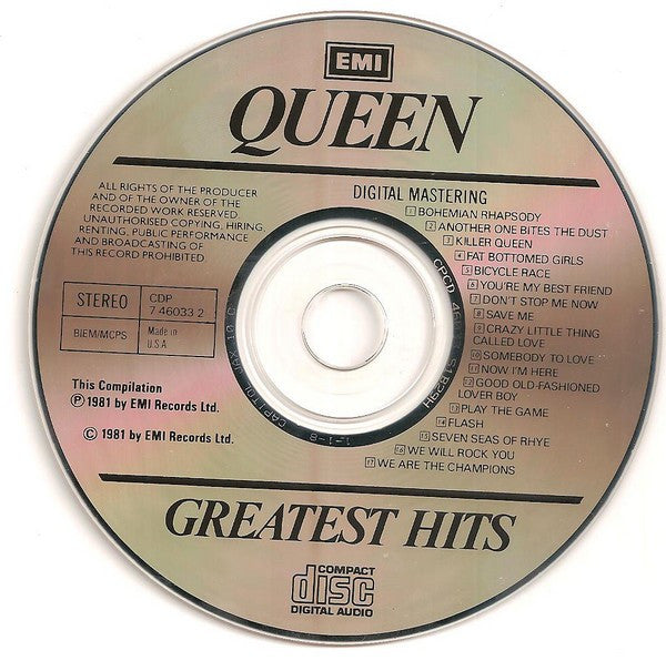 Queen : Greatest Hits (CD, Comp, RE)
