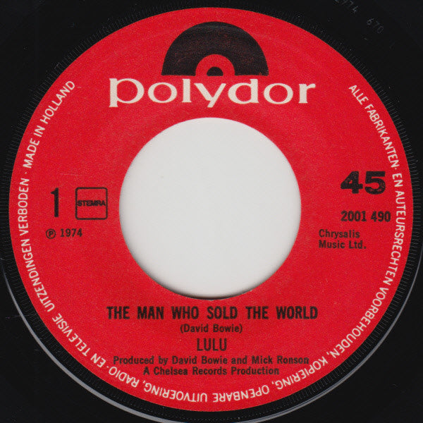 Lulu : The Man Who Sold The World / Watch That Man (7", Single)