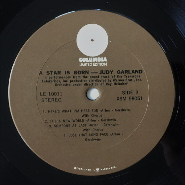 Judy Garland : A Star Is Born (LP, Album, RE)
