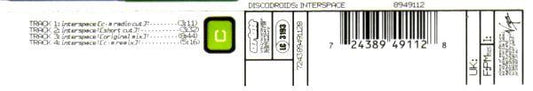Discodroids : Interspace (CD, Maxi)