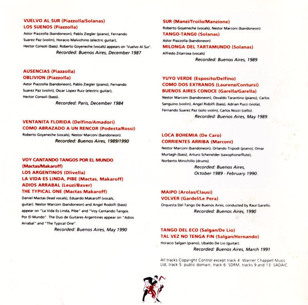 Various : TangoArgentina (CD, Comp)