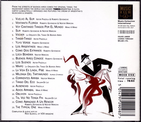 Various : TangoArgentina (CD, Comp)