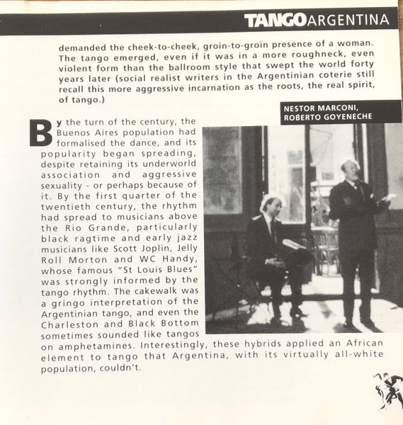 Various : TangoArgentina (CD, Comp)
