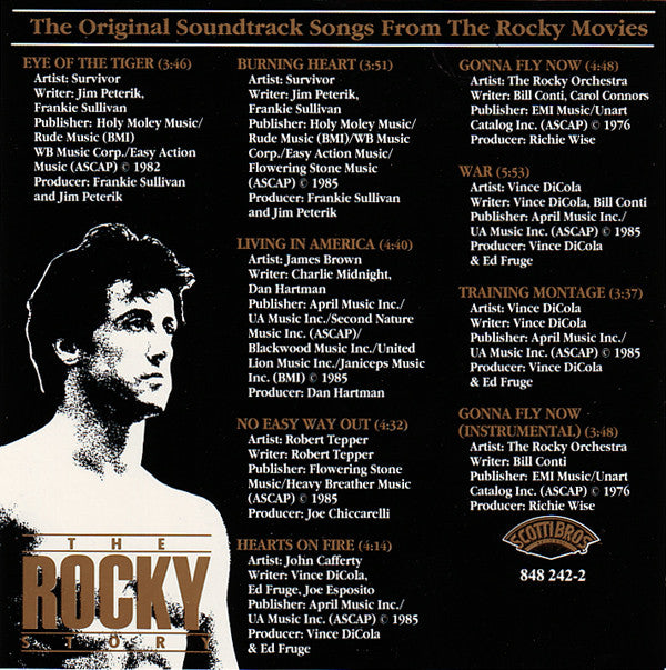 Various : The Rocky Story (The Original Soundtrack Songs From The Rocky Movies) (CD, Comp)