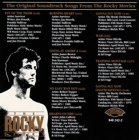 Various : The Rocky Story (The Original Soundtrack Songs From The Rocky Movies) (CD, Comp)