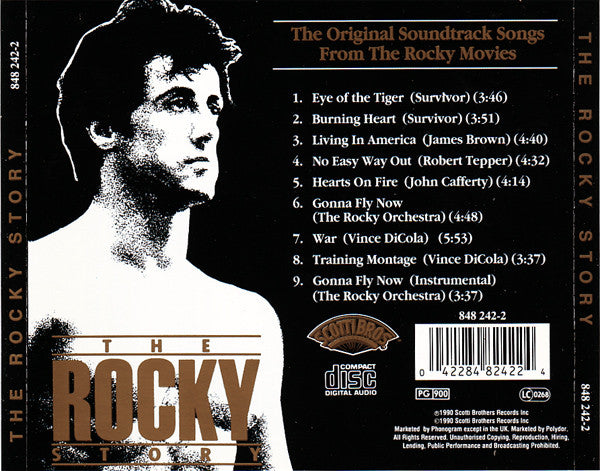 Various : The Rocky Story (The Original Soundtrack Songs From The Rocky Movies) (CD, Comp)