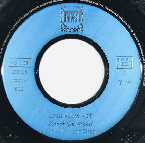 Amii Stewart : Knock On Wood / Light My Fire (New Remix) (7", Single)