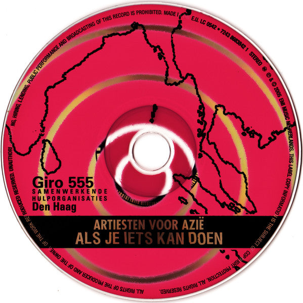 Artiesten Voor Azië : Als Je Iets Kan Doen (CD, Single)