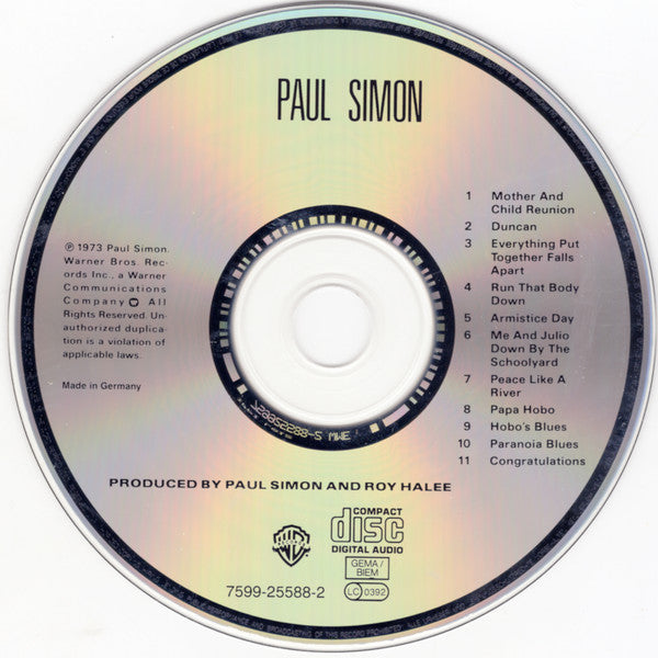 Paul Simon : Paul Simon (CD, Album, RE)