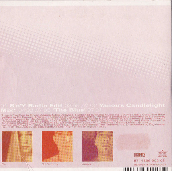 DJ Sammy & Yanou Feat. Do : Heaven (CD, Single)