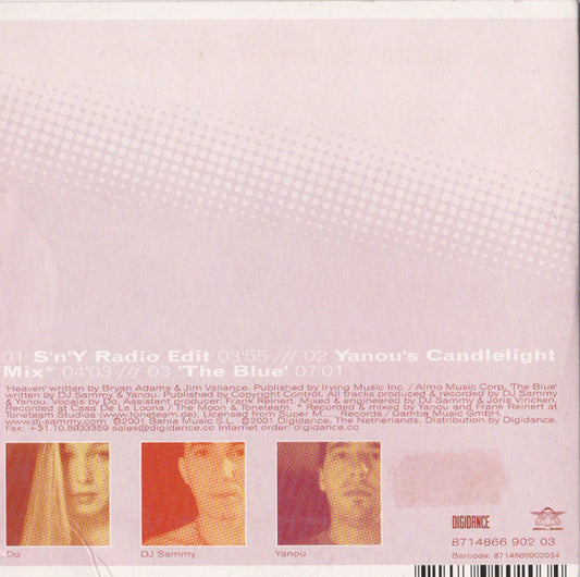 DJ Sammy & Yanou Feat. Do : Heaven (CD, Single)
