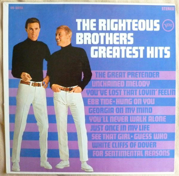 The Righteous Brothers : The Righteous Brothers Greatest Hits (LP, Comp, Club)