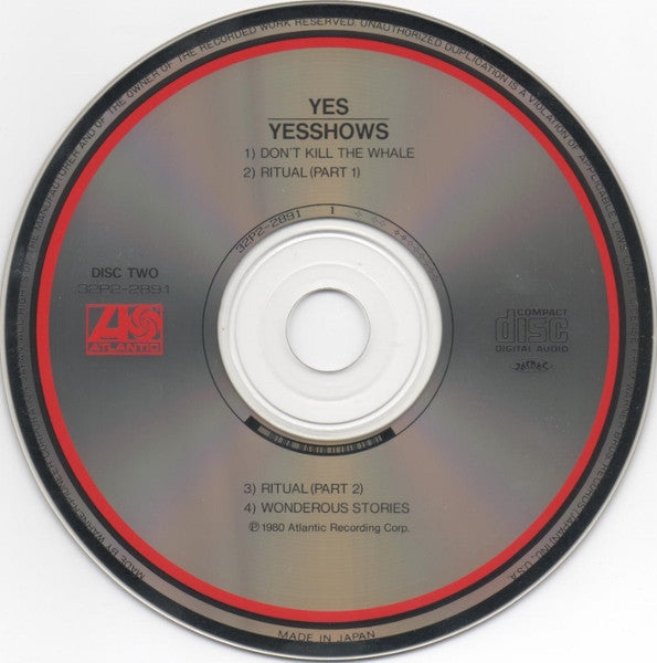 Yes : Yesshows (2xCD, Album, RE)