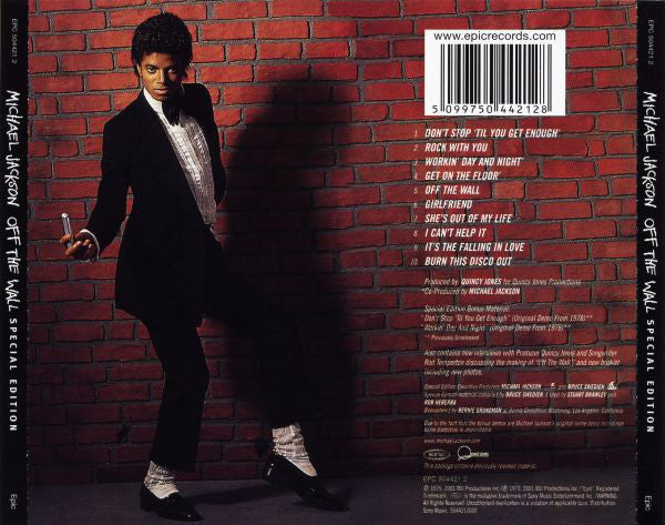 Michael Jackson : Off The Wall (CD, Album, RE, RM, S/Edition, Sli)