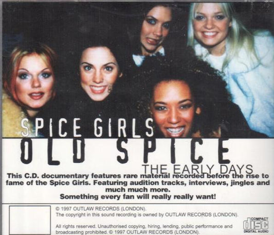 Spice Girls : Old Spice The Early Days (CD, Unofficial)