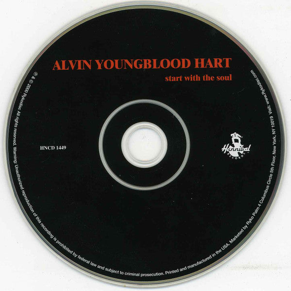 Alvin Youngblood Hart : Start With The Soul  (CD, Album)