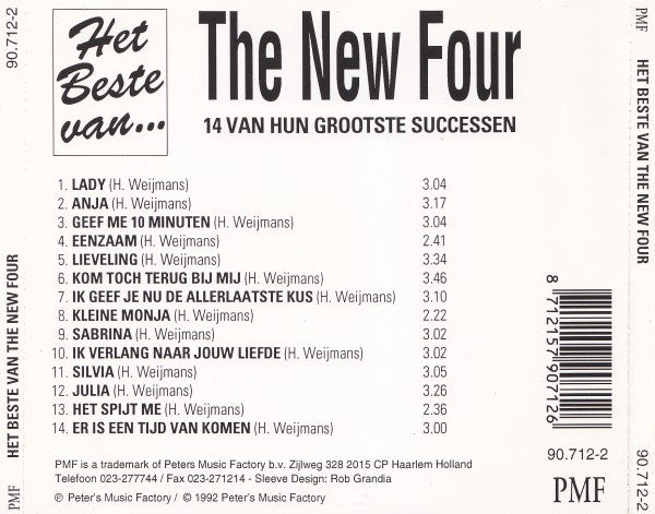 New Four : Het Beste Van... (14 Van Hun Grootste Successen) (CD, Comp)
