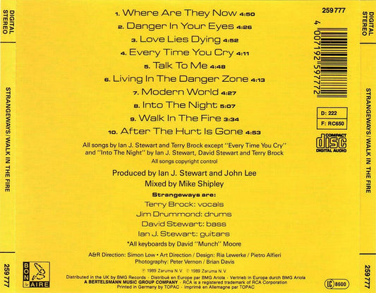Strangeways (2) : Walk In The Fire (CD, Album)