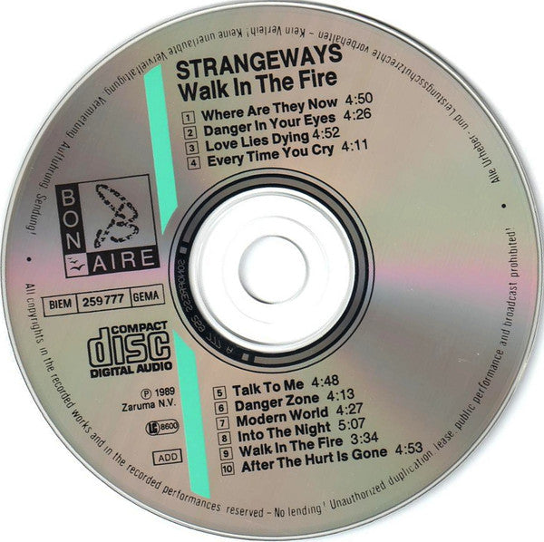 Strangeways (2) : Walk In The Fire (CD, Album)
