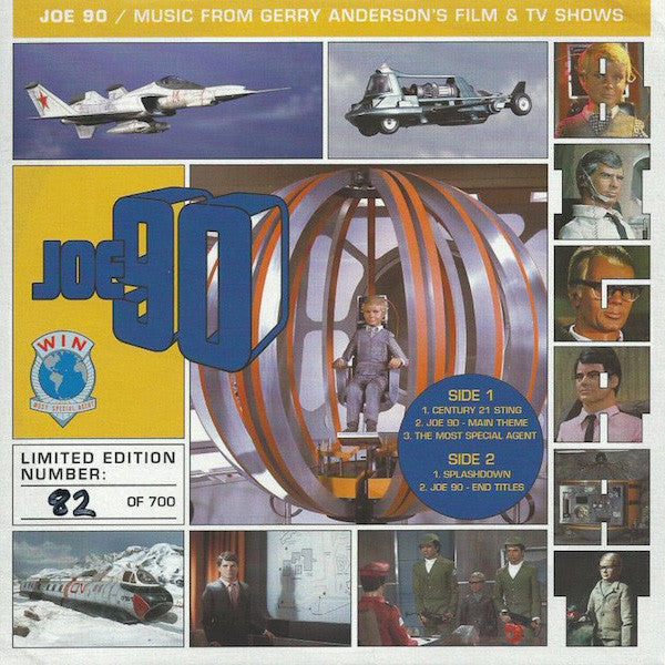 Barry Gray : Joe 90 (7", EP, Ltd, Num, Yel)