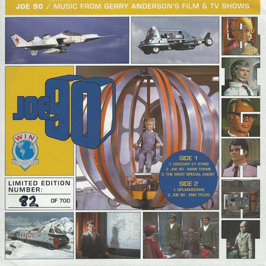 Barry Gray : Joe 90 (7", EP, Ltd, Num, Yel)