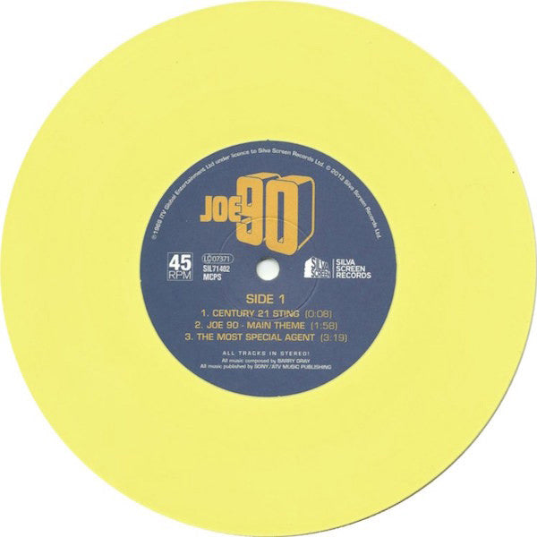 Barry Gray : Joe 90 (7", EP, Ltd, Num, Yel)