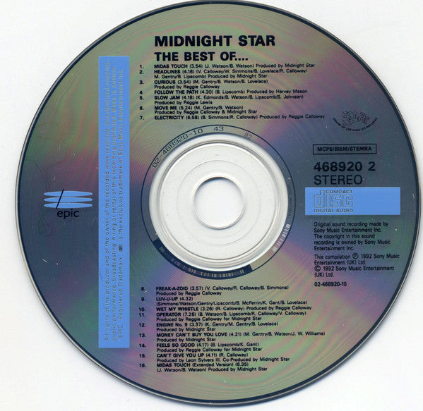 Midnight Star : The Best Of (CD, Comp)