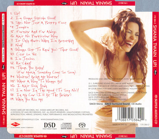 Shania Twain : Up! (SACD, Hybrid, Multichannel, Album)