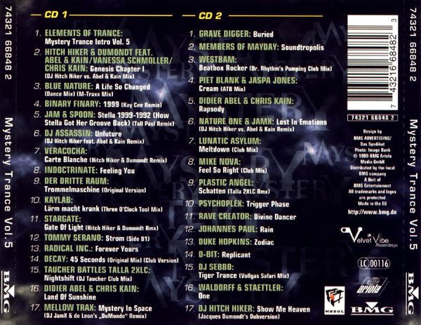 DJ Hitch Hiker : Mystery Trance Vol. 5 (2xCD, Comp, Mixed)