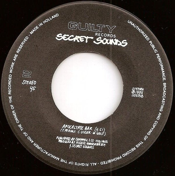 Secret Sounds (2) : State Of Sound (7")