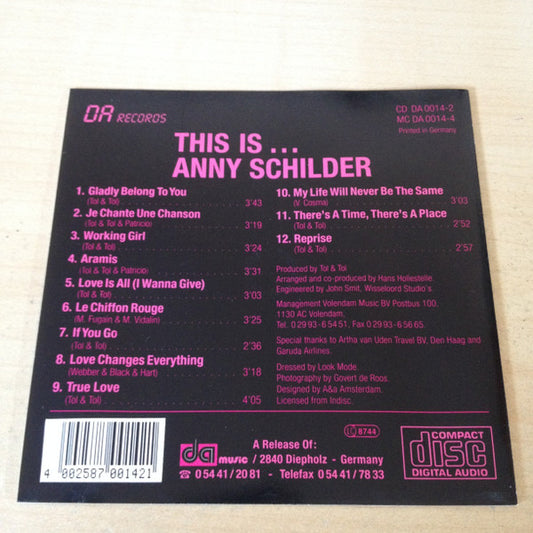 Anny Schilder : This Is... Anny Schilder (CD, Album)