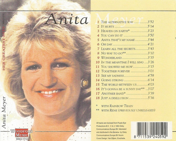 Anita Meyer : The Alternative Way - Her Greatest Hits (CD, Comp)