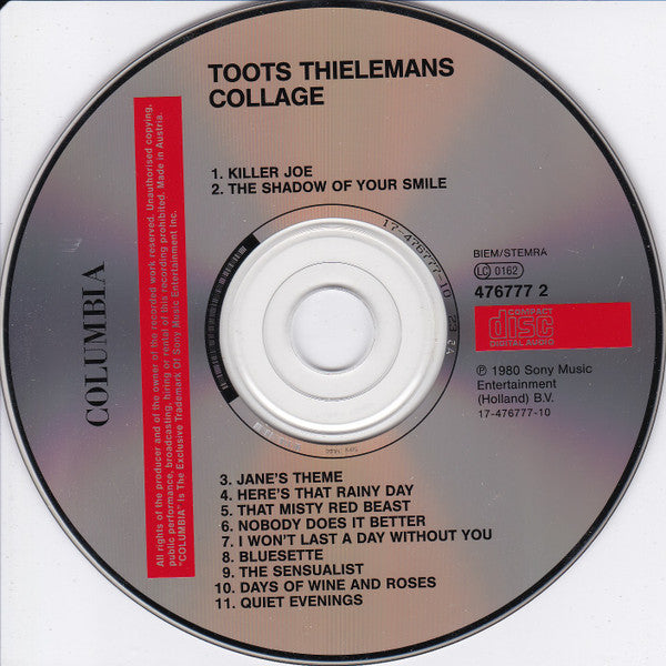 Toots Thielemans : Collage (CD, Comp, RE)