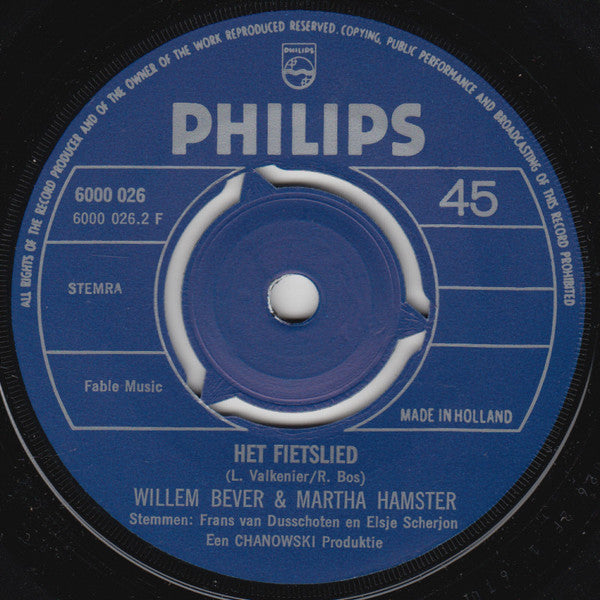 Ed En Willem Bever* : Ajax Zal Hem Raken (7", Single)