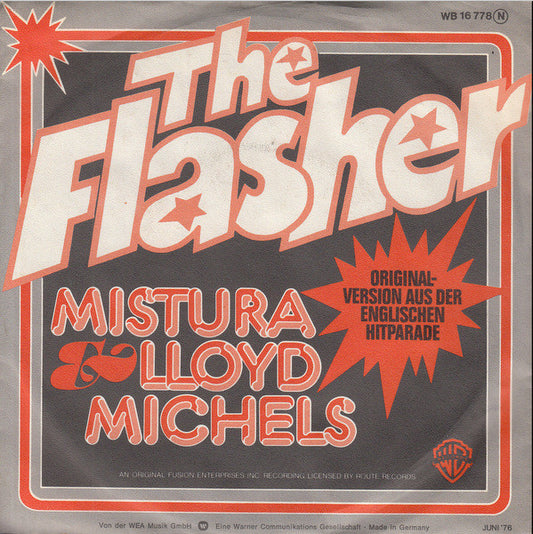 Mistura (2) & Lloyd Michels : The Flasher (7", Single)