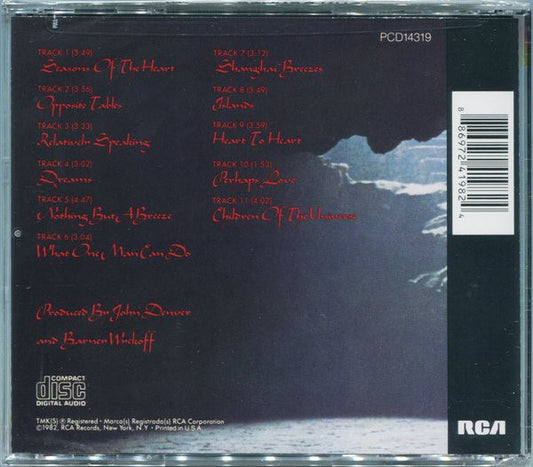 John Denver : Seasons Of The Heart (CD, Album)